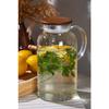 Savio Wood Jug With Transparent Wooden Lid 1900 Ml