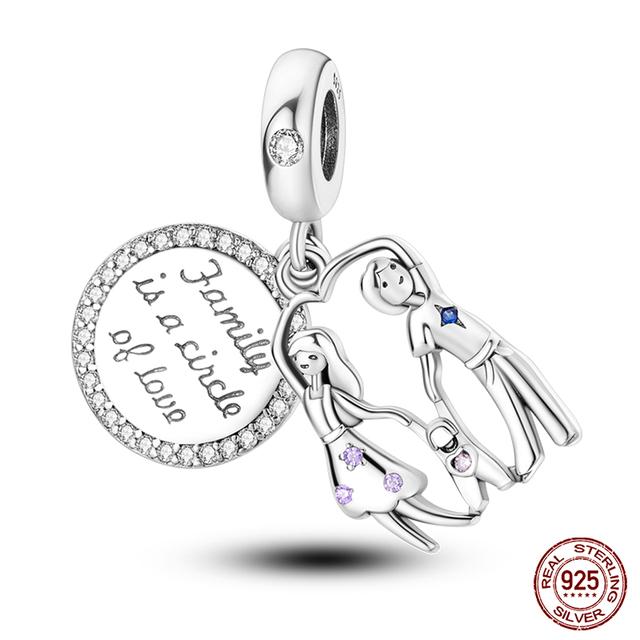 Мода Стерлингового Серебра 925 Сумочка Чемодан Подвески Бусины Подходит Fasion 925 Браслеты Изысканный Юбилей DIY Изготовление Ювелирных Изделий