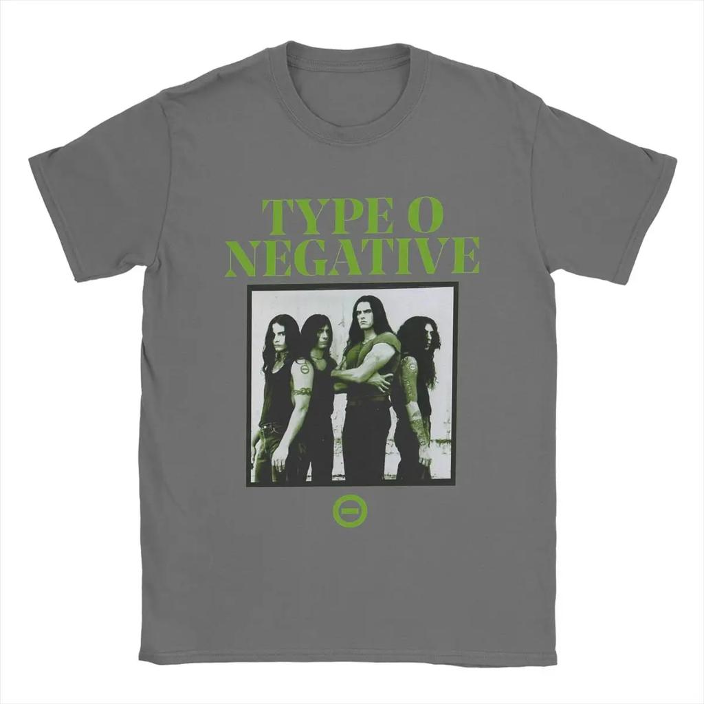Мужская футболка Type O Negative Funny Cotton Tees с коротким рукавом и круглым вырезом, летние топы