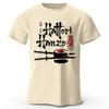 Men's Hattori Hanzo Printed T-Shirt 100% Cotton Oversized Ninja Graphic Tees for Women Summer Tops Samurai Streetwear