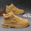 Fashion 2024 Autumn High-top Men's Ankle Boots Versatile Men's Shoes Outdoor Wear-resistant Fashion Sneakers for Men Outdoor Work Boots