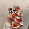 Чехол с изображением желтых цветов маслом для Iphone 13 11 12 14 Pro Max 14 Plus 3d Curve Design Противоударная задняя крышка