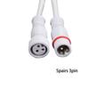 2/3-Pin Cable Connector 22AWG Wire IP65 Waterproof