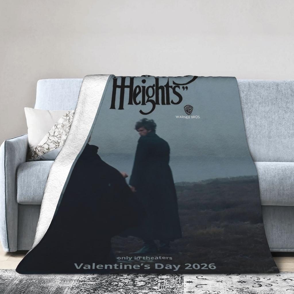 Wuthering Heights 2026 Movie Accessories Blanket Super Soft Cozy Throw Blankets for Bed 50x60 Inches Multi-size Bedding Throws