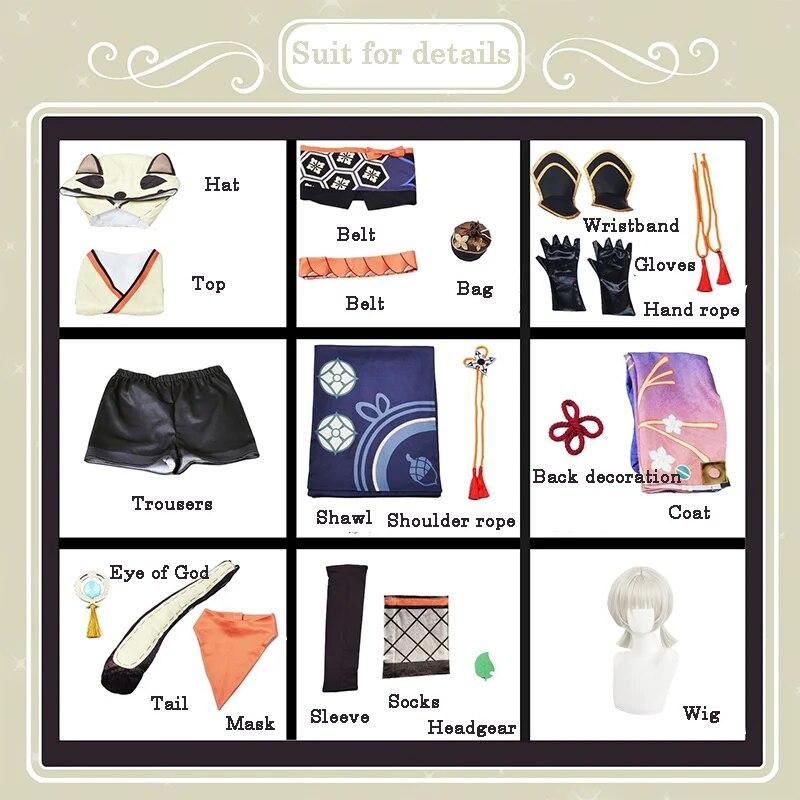 Игра Genshin Impact Sayu Косплей Костюм Для Взрослых Карнавальная Униформа Парик Аниме Хэллоуин Вечерние Костюмы Маскарад Женское Сексуальное Платье