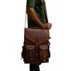 Handmade New Vintage Men's Leather Backpack Bag Genuine Laptop Rucksack Travel