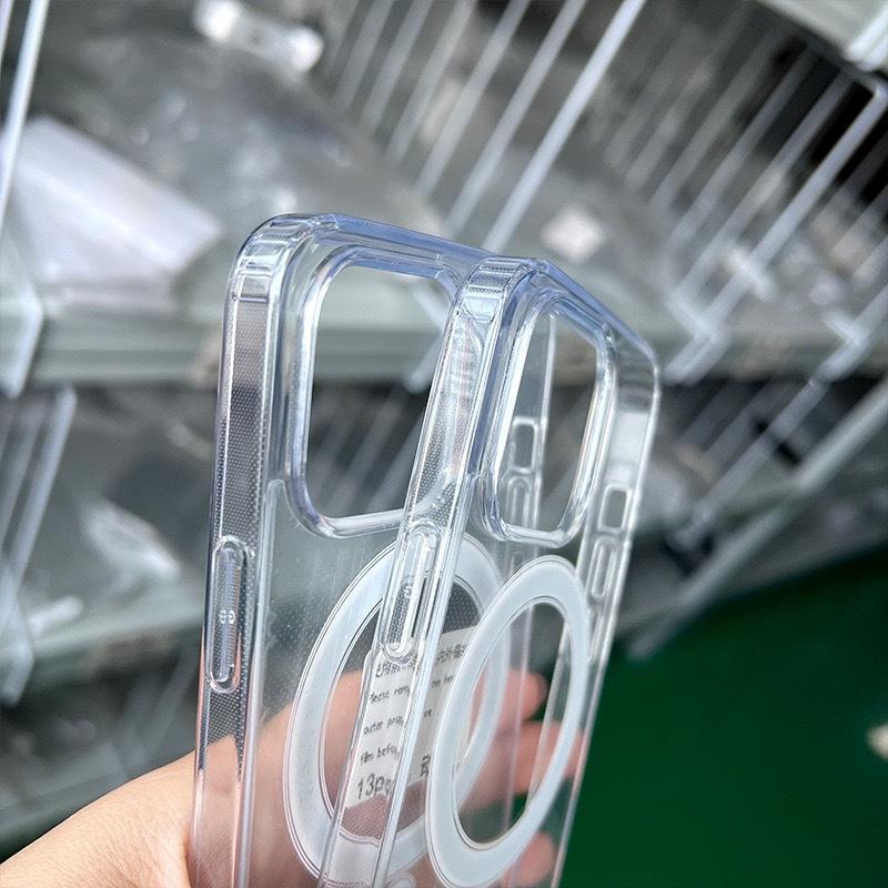 Подходит для iPhone16Pro Анимация Всплывающее окно Магнитное притяжение 15ProMax Большое отверстие 14PRO Прозрачный Противоударный 12 Защитный чехол