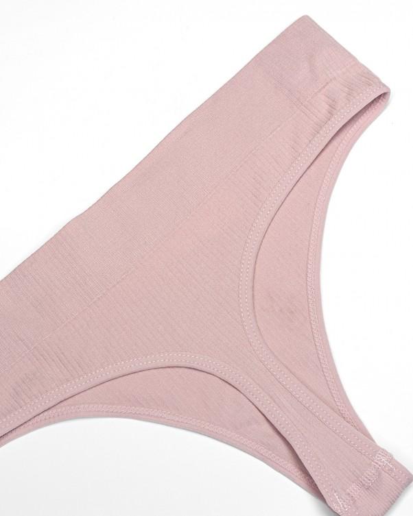 Textured ISSA Plus Thong Panties