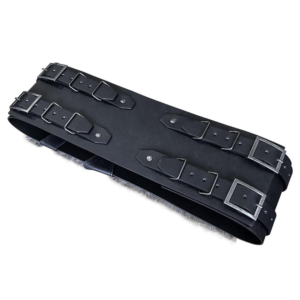 Средневековый скандинавский викингский стиль необработанный край широкий пояс винтажные косплей реквизиты