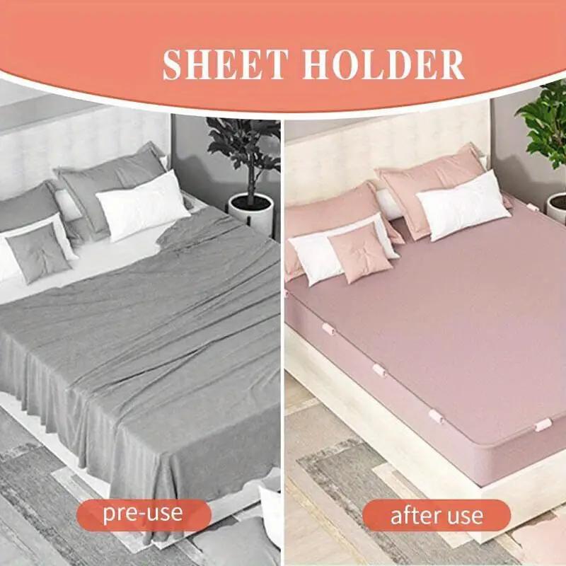 4/2/1PCS Reusable Sheet Fastener Anti-running and Anti-slip Clip Angler Household Needle-free Bedspread Clip Quilt Sheet Quilt Cover Buckle