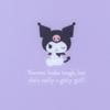 Sanrio Sanrio New Life Binder Kuromi Kuromi Character 160890 SANRIO (SANRIO) Kuromi-chan 27.5×22×23cm