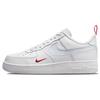 Air Force 1 Low Reflective Swoosh White University Red Sneakers DO6709-100