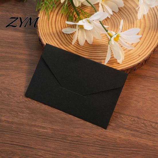 Mini Invitation Envelopes 10Pcs Small Blank Envelopes, Multi?Color Card for Gift Holiday Party Invitations Cards, Greeting Invitations, DIY Handmade