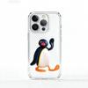 C-Милый Кавайный P-Пингвин Чехол Для Телефона Для iPhone 17 16 15 14 13 12 11 Mini Pro Max Plus Прозрачный Чехол