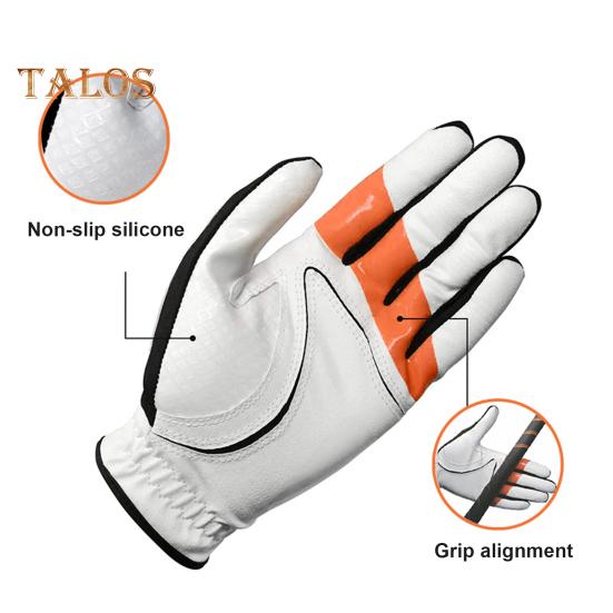 Перчатки для гольфа женские мужские левые перчатки для гольфа с нескользящей рукояткой дышащие перчатки для гольфистов улучшающие точность контроля