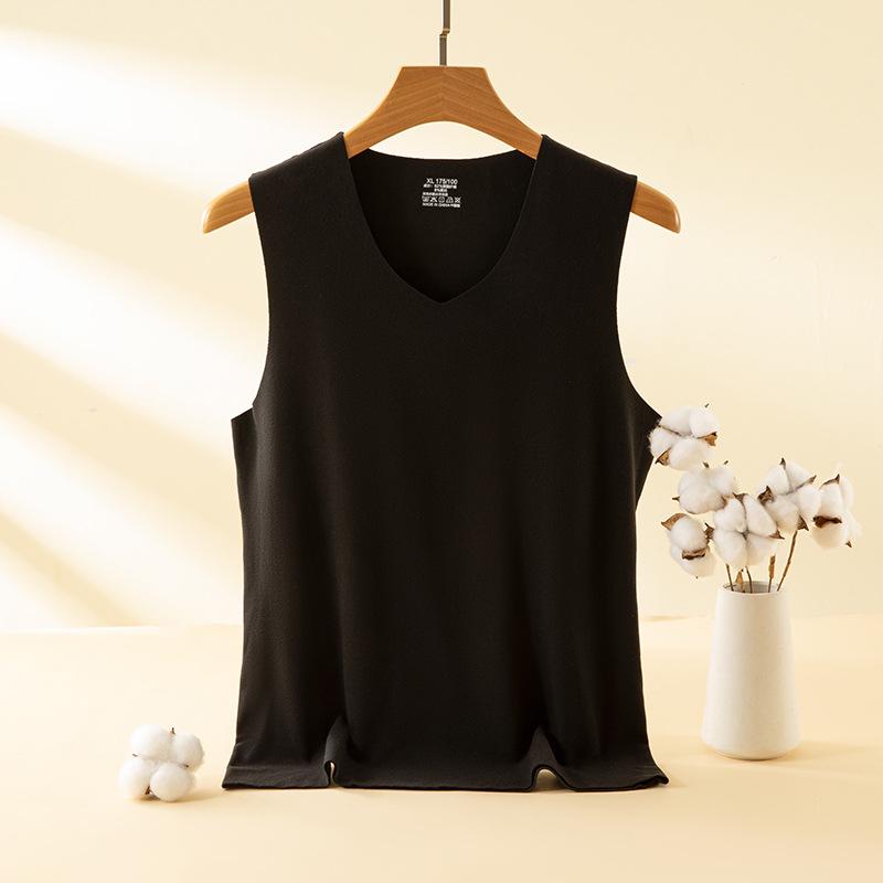 Бесшовный утепленный жилет унисекс из катионной нити с фигурным дизайном и отшлифованной низом