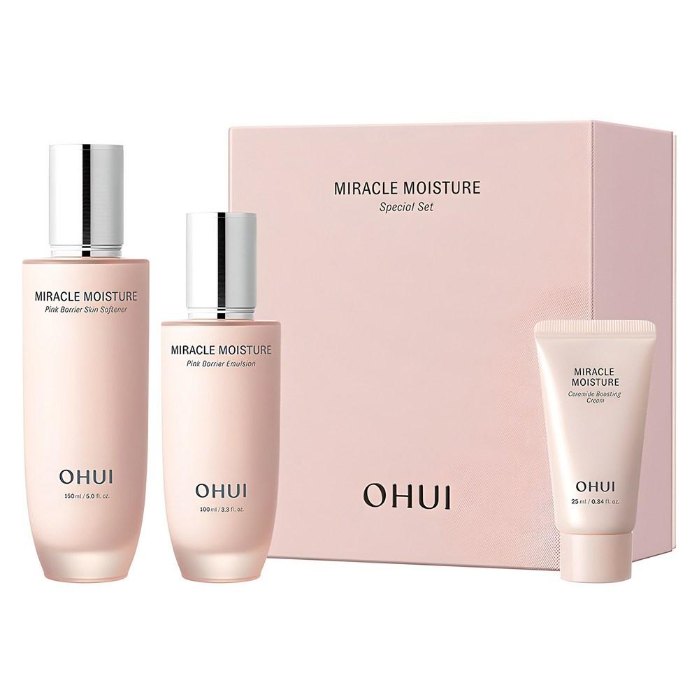 O HUI Miracle Moisture Pink Barrier Skin 150мл + Эмульсия 100мл + Крем 25мл