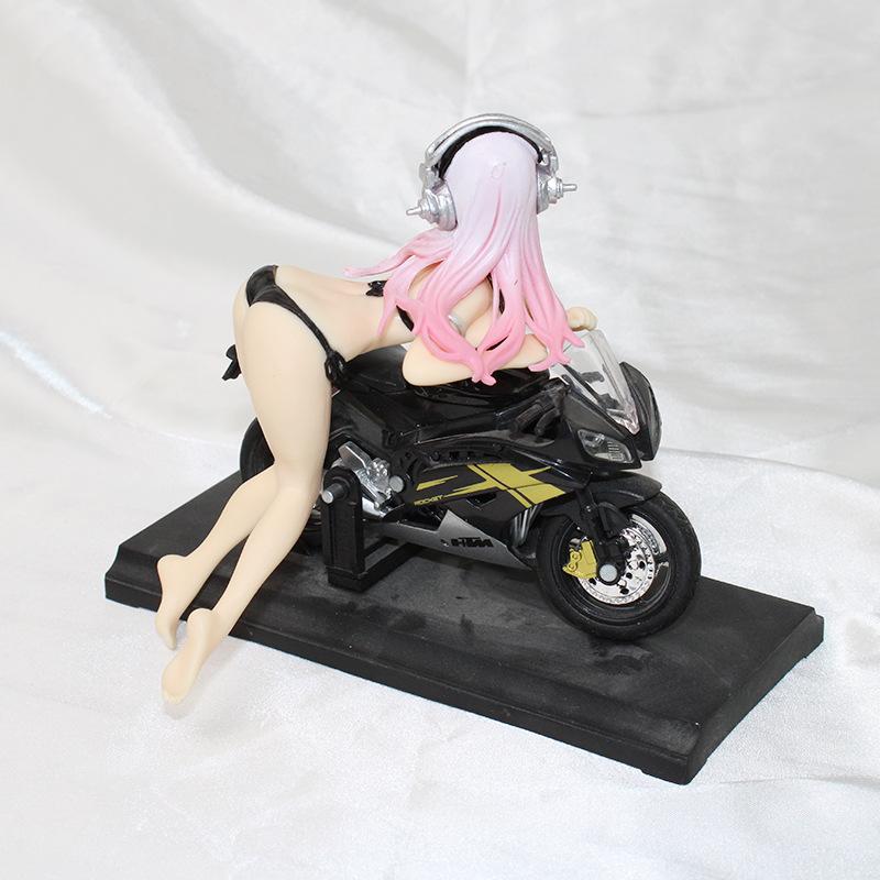 Аниме сексуальная девушка Sonico Рисунок Игрушки Прессованная лапша быстрого приготовления Украшение торта Кукла Декор автомобиля