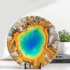 2 Elegant Sturdy Pack Of Iron Easel Display Stands For Photos And Decorative Plates In Bibranting Color Designs