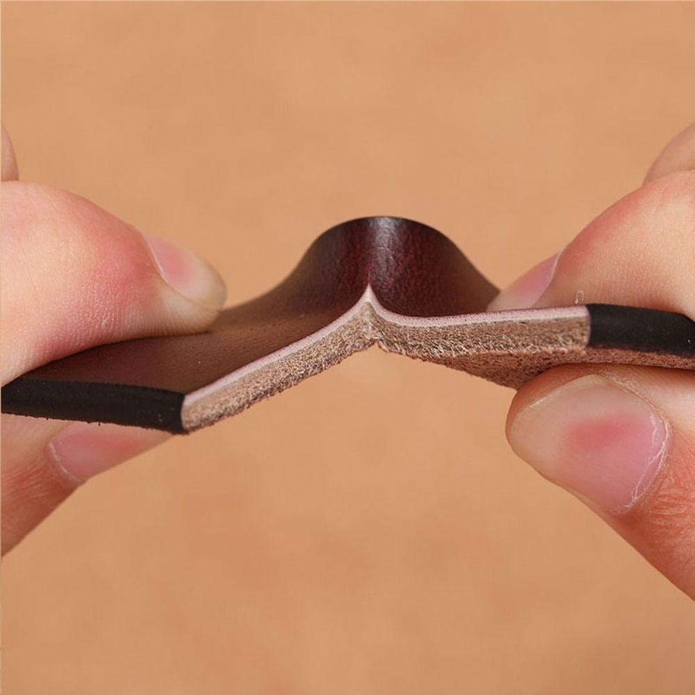 Replacement Craft DIY Genuine Leather Belt 3.3/3.8cm with Hole Classic Waistband No Buckle Girdle