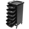 Hair Salon Trolley 5?Layer Hairdressing Cart Stroller Rolling Barber Storage Rack