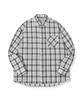 AVANDRESS Smith Overfit Check Shirt Charcoal