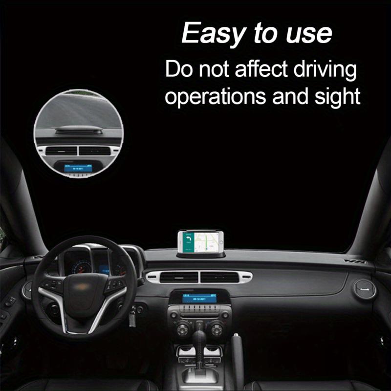 Универсальный держатель для телефона в автомобиль, крепление для AR-навигации с противоскользящей подушкой для приборной панели и солнцезащитного козырька