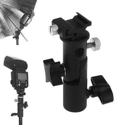 Крепление для вспышки Speedlite, поворотный кронштейн для стойки с подсветкой, с держателем для зонта и отражателя для Canon Nikon Yongnuo Godox
