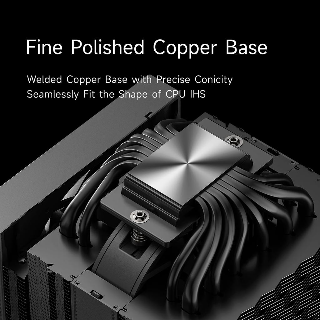 PCCOOLER CPS RZ820 Двухбашенный Воздушный Кулер для CPU, 8 Тепловых Трубок, TDP 290 Вт, Магнитная Алюминиевая ARGB Верхняя Крышка