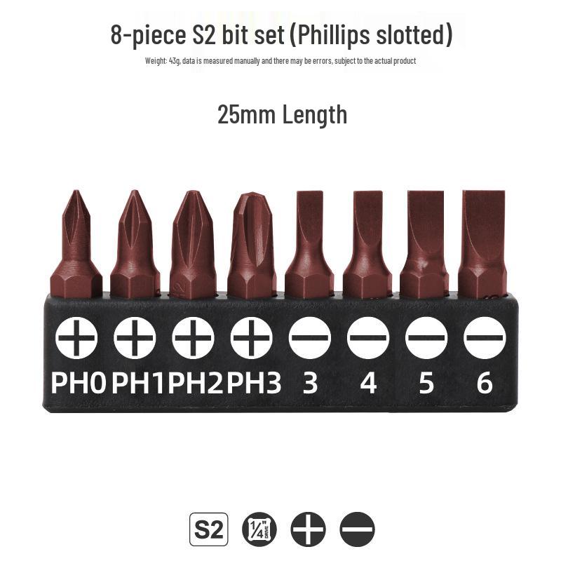 Многофункциональный набор отверток: Лезвия с шлицами Phillips, шлицевым и Torx T30 с ручкой-держателем бит