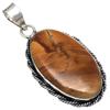 Pendant Designer Jasper Gemstone Mother'Day Gift Silver Jewelry 2"
