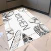 EPeddler Home Decorative Kitcen Written Pattern Digital Printing Washable Non-Slip Dot Backing New Generation Kitchen, Dining Room Carpet and Floor Mat