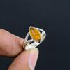 Baltic Amber Marquise 6x12 MM Cabochon Hand Crafted Stone Fine Polished 925 Sterling Silver Ring with Unique Design Gift Wedding Engagement
