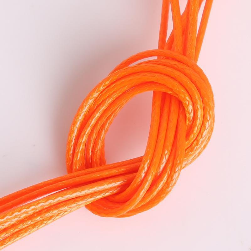 «Корейская вощеная веревка - 1-2 мм цветной шнур для самостоятельного изготовления ожерелий и браслетов»
