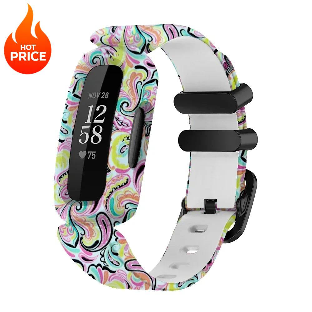 Новый ремешок для Fitbit Ace 3, детский ремешок-браслет, мягкий силиконовый сменный ремешок для Fitbit Inspire 2 Ace3 Classic Correa