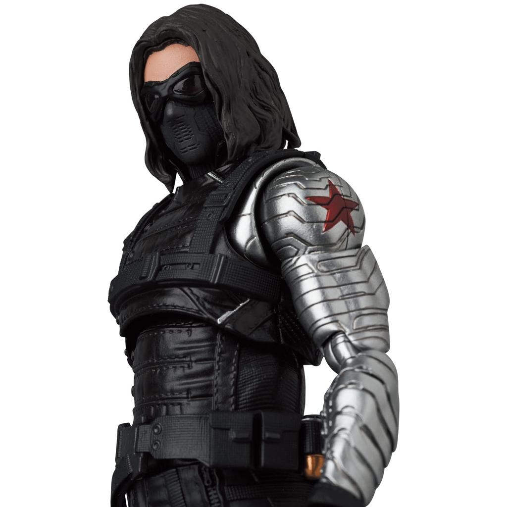 MAFEX Капитан Америка Зимний Солдат Приблизительно 155 мм экшен №203 - высокая, не в масштабе, предварительно окрашенная фигурка.