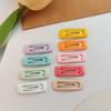 Mini Square Clip 3cm Sweet BB Clip Candy Color Summer Children's Broken Hair Macaron Color Side Clip Hairpin Hair Accessories