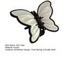 Hair Claw Stable Gripping Thick Spring Anti-Slip Tooth Comb Hair Clip Butterflies Shape