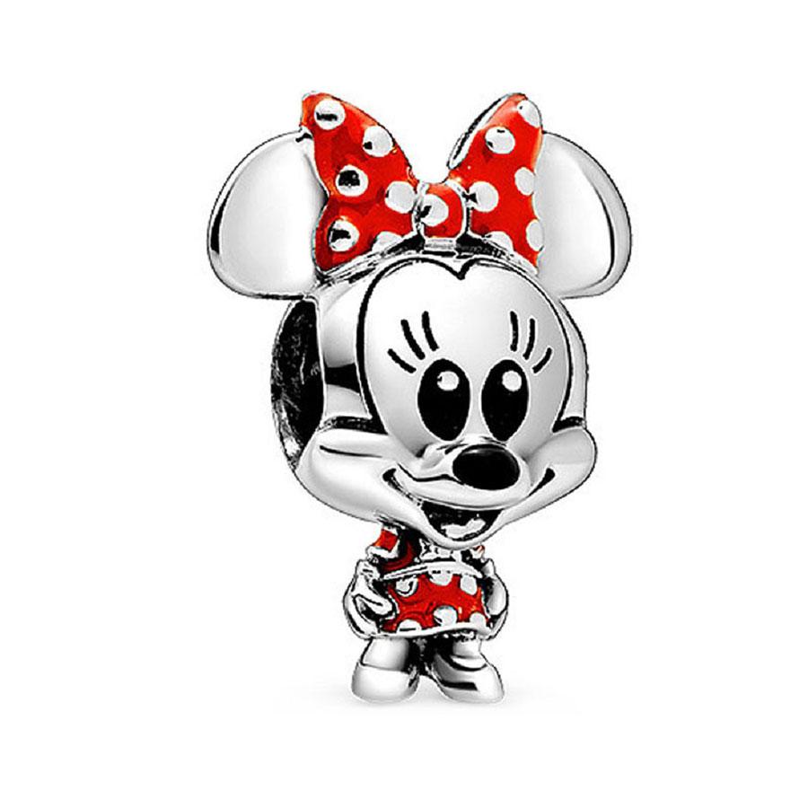 Самый продаваемый кулон-шарм из стерлингового серебра 925 пробы серии Disney, подходит для оригинального браслета DlY! Мода для дня рождения женщины
