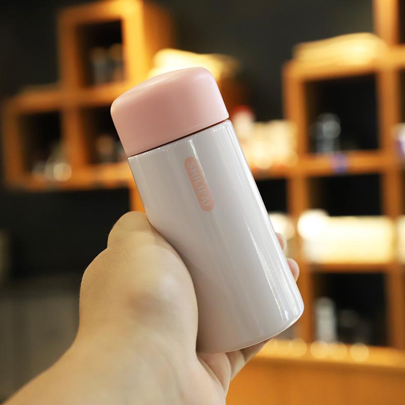 Удобная мини-чашка-термос из нержавеющей стали объемом 150 мл, ультракомпактная портативная, герметичная, для студентов и студентов, модная чашка для воды