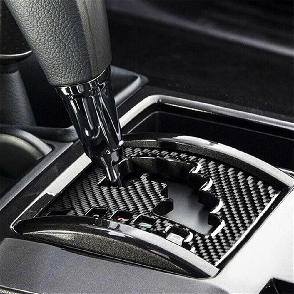 Накладка на панель переключения передач автомобиля в стиле карбонового волокна, подходит для Toyota 4Runner 10-20