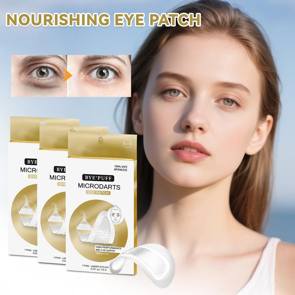 Микроигольные патчи для глаз с пептидом змеи Подтягивают, Осветляют темные круги и отечные мембраны под глазами, 5 мл, 1 пара/коробка,