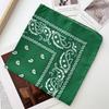 Унисекс Мужчины Женщины Бандана Повязка на голову Ковбойская Мужская Мотоциклист Спортивный Головной убор Напульсник Повязка на волосы Пейсли Повязка на голову Квадратный платок