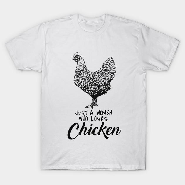 T Shirt Women Woman Who Loves Chicken Silly Chicken Lady Gift Harajuku Print Kawaii Tshirt Summer Short Sleeve Female T-Shirt Top Tee