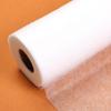 Width 100cm White Black Lightweight Non-Woven Fusible Interlining Fabric Apparel Sewing DIY Accessory