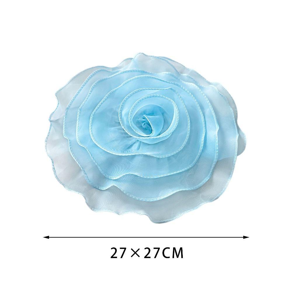 Handmade 3D Flower Corsage Clothing Dress Neck Decoration Chest Flower Fashion Rose Flower Patch
