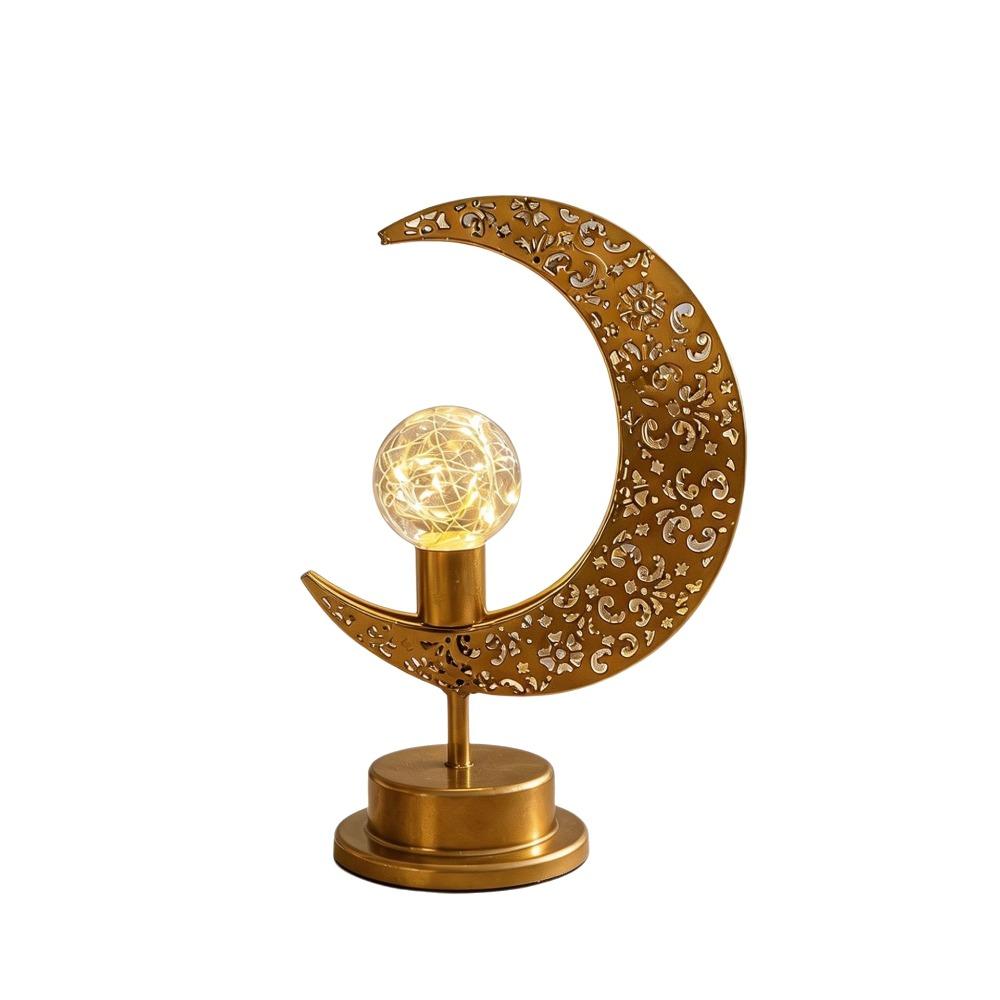 Rotatable Ramadan Night Light Star Moon Home Decoration Light For Bedroom