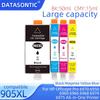 New 905XL 905 909XL Ink Cartridge For HP Officejet Pro 6970 6950 6960 6966 6968 6974 6975 All-in-One Printer 909 1set