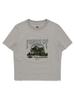 BBC EARTH Big Nature Short Sleeve Round Neck_Ash Grey