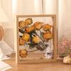 Деревянная фоторамка прозрачная двухсторонняя подставка для дисплея деревенская настольная плавающая фоторамка